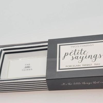 Petite Sayings Trinket Tray The Little Things
