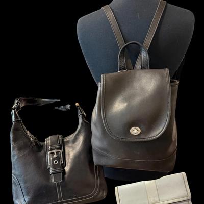 SAM103 - Coach Shoulder Bag, Leather Backpack and Wallet