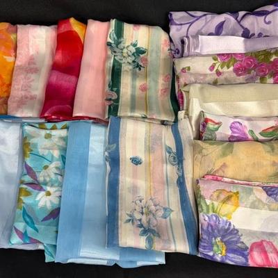 SAM513 - Ladies Vintage Polyester Scarves Group #1