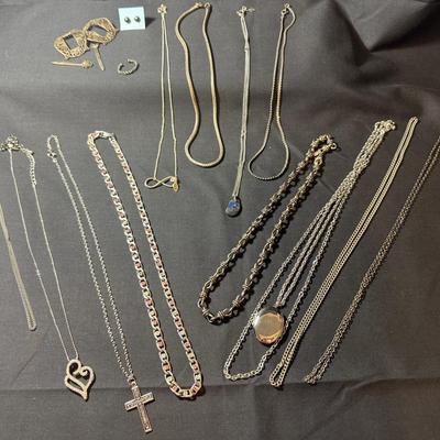 LCJ-009 Vintage Silver Tone Mixed Group 