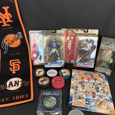 LCJ - 050 Vintage Mixed Sports Memorabilia