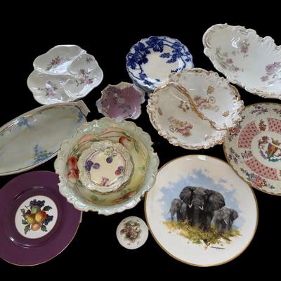 JL507 - Vintage Decorative Lefton, Spode, Johnson Bros and other. Plates and Bowls