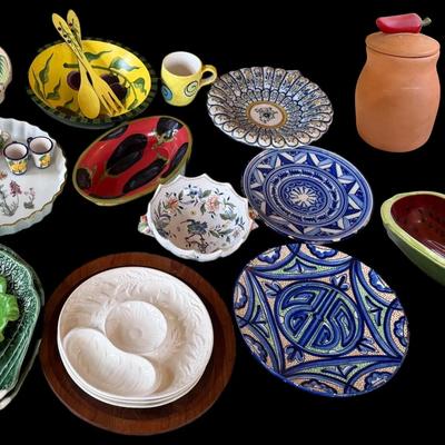 JL104 - Collection of Colorful Serve Ware
