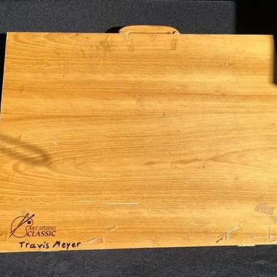 Vintage Briefcase Style Art Kit - Art Studio Classic