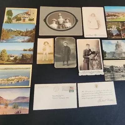 Nostalgic Papers - Richard Nixon Signed Birthday Card, Old Photographs, Vintage Postcards 