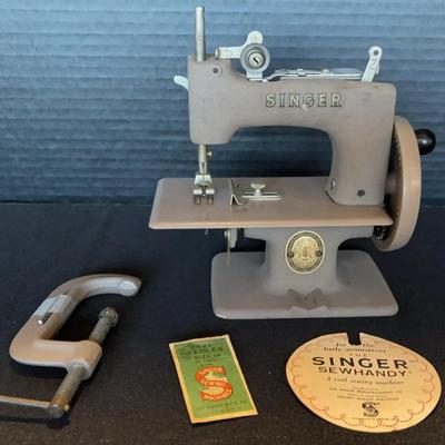The Singer Sewhandy Mini Sewing Machine - Works - 1950s