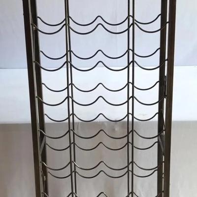 Free Standing Metal Wine Bottle Rack