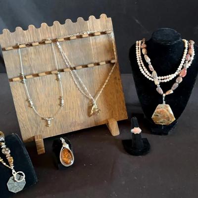 Natural Stone With Sterling Findings Jewelry 