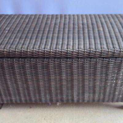 Large Wicker Storage Bin