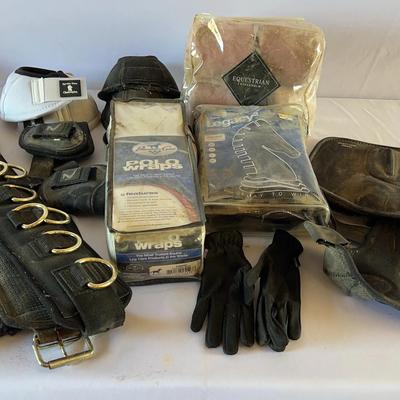 Equine Essentials Including Ovation Girth, Classic Equine Boots, Mashfa Gloves And More