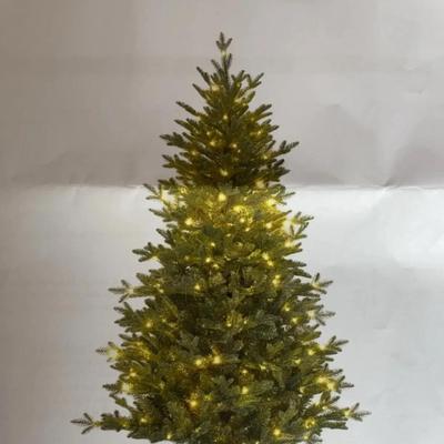 Frontgate LED Glitter Pine Tree 5 Feet