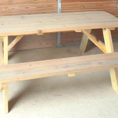 Solid Wood Picnic Table