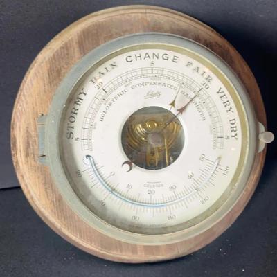 Schatz Royal Barometer On Wood Base