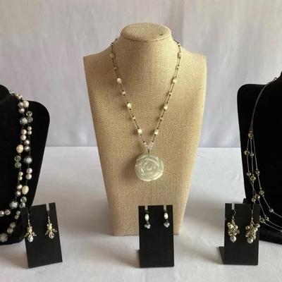 Dabby Reid Necklace & Earrings & 2 Necklaces & Earrings 