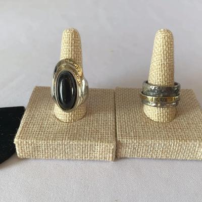 Sterling And Gold Rings