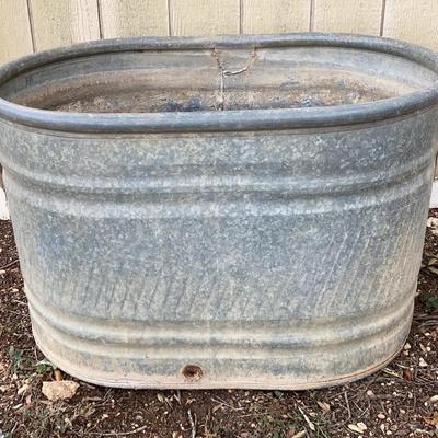 Large Galvanized Steel Stock Tank/Trough 