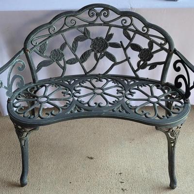 Metal Garden Bench