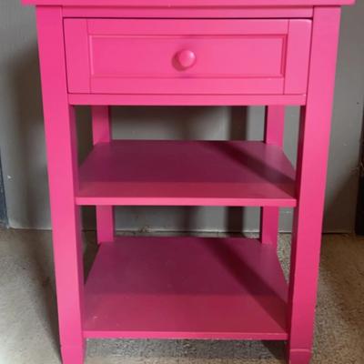Pottery Barn Teen Pink Nightstand 