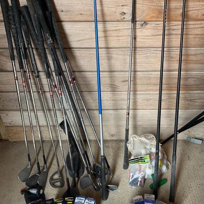 Golf Clubs, Balls & Tees