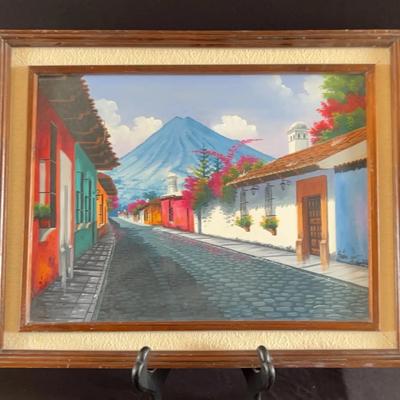 Signed Oil Painting On Canvas