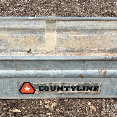 County Line Galvanized Water Trough/conatainer