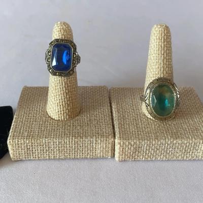 Sterling Silver Rings With Gemstones