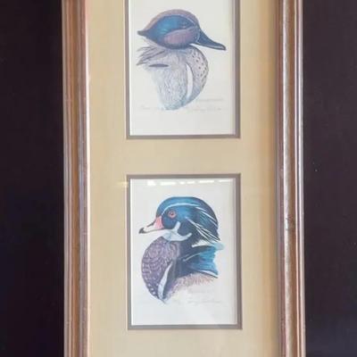 Artist Terry Burleson Created four duck head prints 