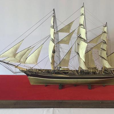 Cutty Sark Mounted Model Ship
