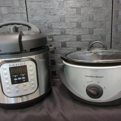 Instant Pot Multi-Cooker & Hamilton Beach Crock Pot 