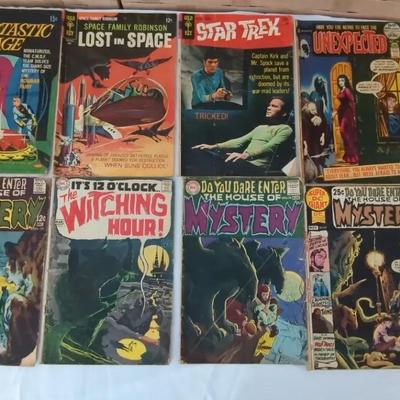 Gold Key Comic Books: "Lost in Space", "Star Trek", "DC Comics Mystery" 