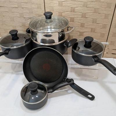 10 Piece T-Fal Cookware