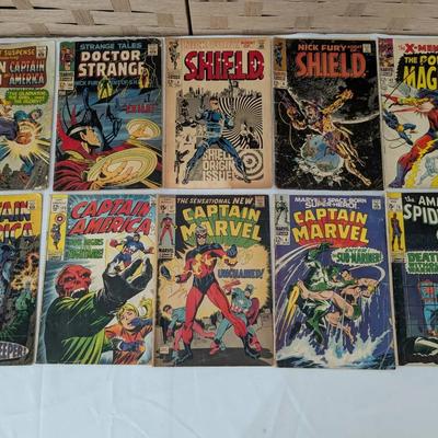 Vintage Marvel Comic Books (Captain America, Spiderman, Iron Man, Doctor Strange, & more)
