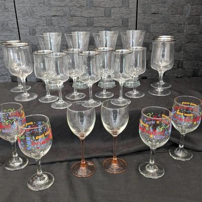Stem Ware Glasses Assorted 