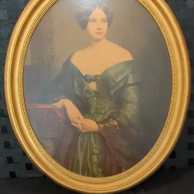 Portrait Print of a Lady Titled "The Artist's Sister"