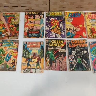 Old DC Adventure Comics Green Lantern Flash & Creeper