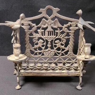 Polish Pride - Rustic, Old World Style Menorah 