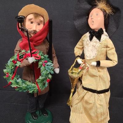 Byers' Choice Ltd. - Playful Pair Of Holiday Character Figurines 