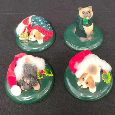 Byers' Choice Four Legged Friend Figurines For The Holidays 