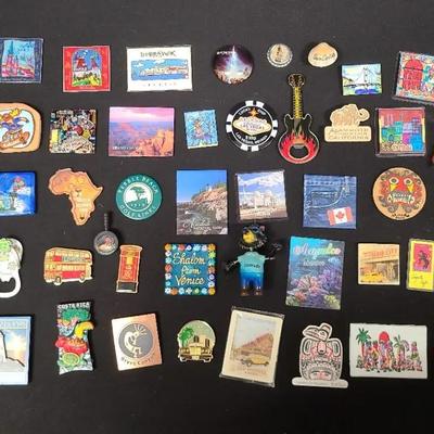 Assortment Of Magnets From Around The World