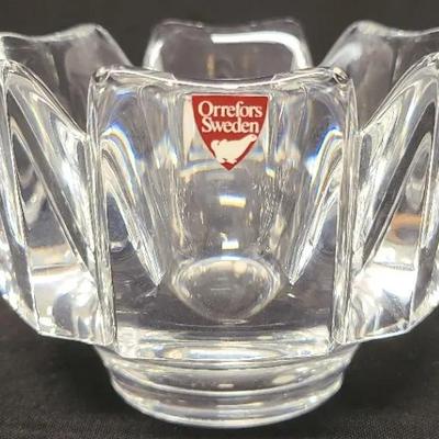 Shine Bright With Orrefors Clear Crystal Vessel