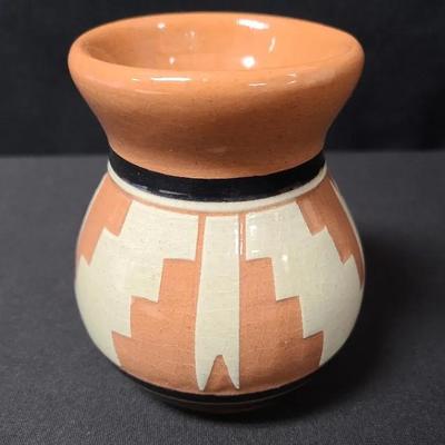 Pint Sized Pottery Piece - Signed, Sioux-Style Vessel