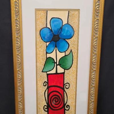 Fabulously Framed Signed/Numbered Serigraph By Avi Ben Simhon, 349/450 +COA