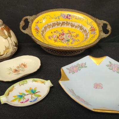 Floral Finesse - Exquisite Porcelain Pieces From Various Makers
