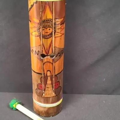 Handmade Guatemalan Bamboo Tongue Drum