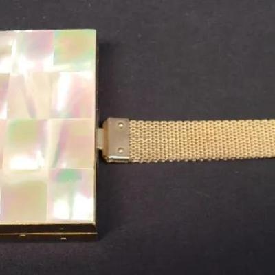 Opulent, Opalescent Opera Bag - Glamorous Compact Case With Mirror & More