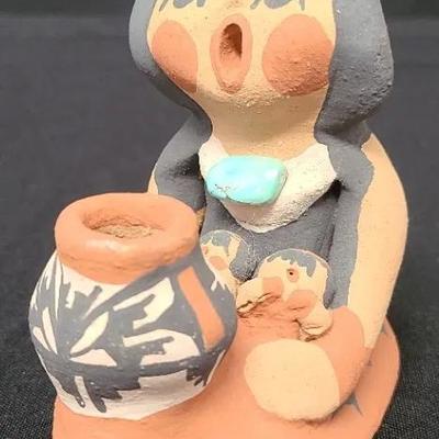 Sing Me A Story: Charming Pueblo Storyteller Figurine