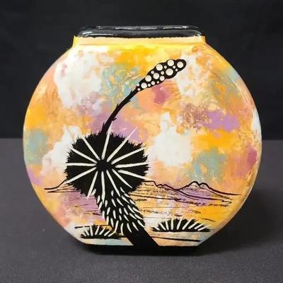 Spectacular Signed & Numbered 1948/2000 Mana Ceramic Vase