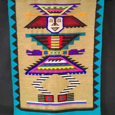 Weave Got Spirit: Bold Navajo Yei Tapestry