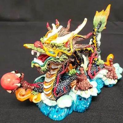 Fancy, Feng Shui Style Dragon Figurine For A Harmonious Home