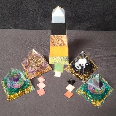 Plentiful Pyramid Paperweights And More With Bonus Obelisk 